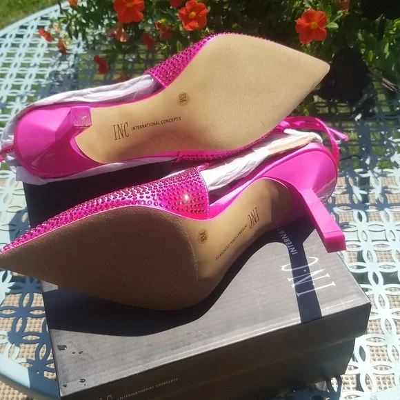 INC Sandaze Ankle-Tie Pumps Size 8 NIB - Picture 4 of 5